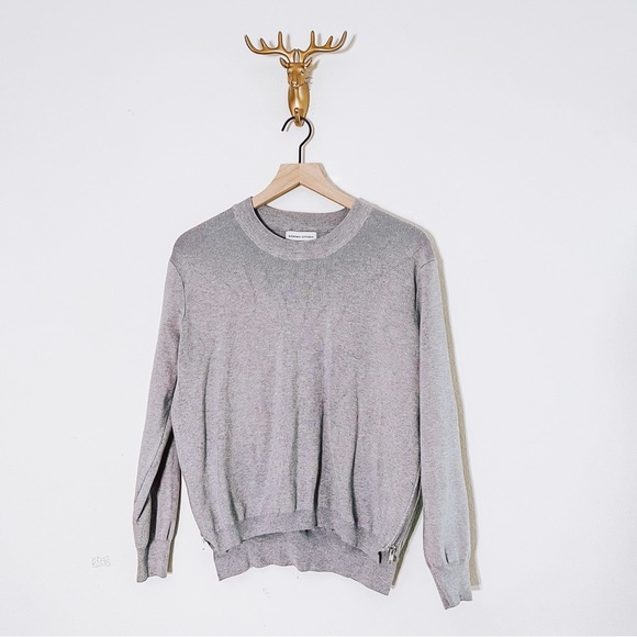 Modern Citizen Sweaters - Modern Citizen Women's Gray Yara Side Zip Sweater Size Small